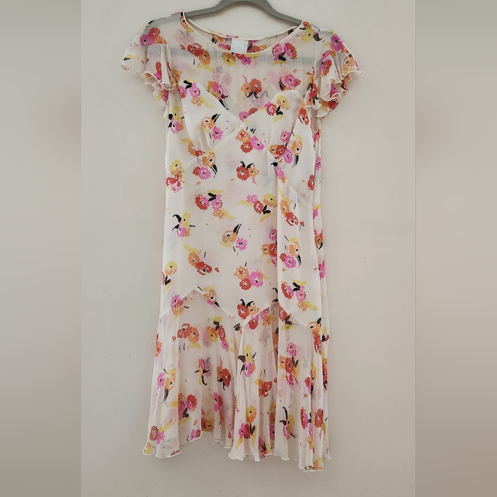 Anna sui 100% silk dress size 6